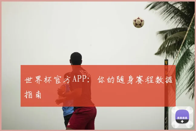 世界杯官方APP：你的随身赛程数据指南